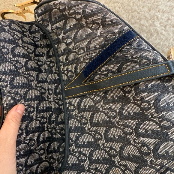 Authentic Vintage Christian Dior Saddle Bag - Picture 7 of 12